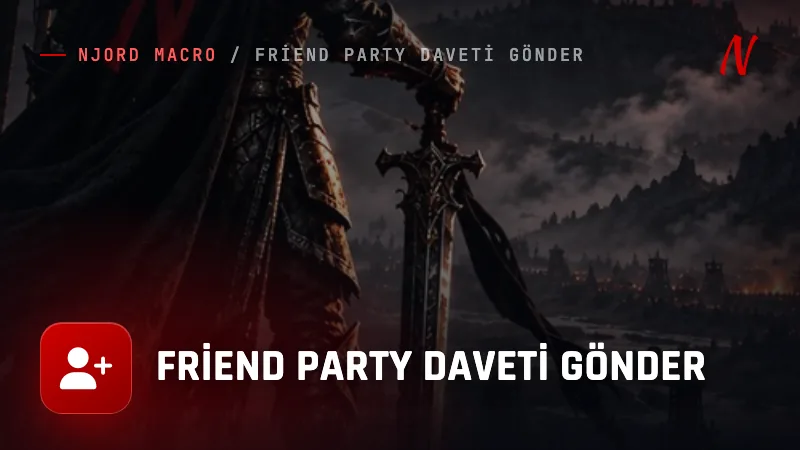 Friend Party Daveti Gönder – Knight Online Macro videosu