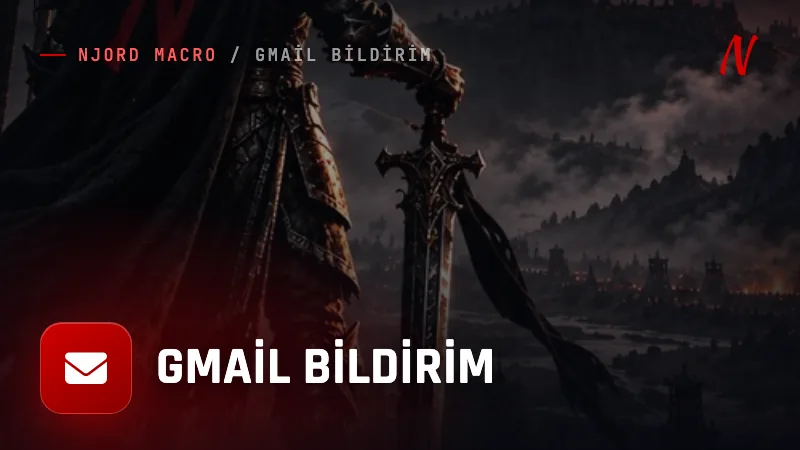 Gmail Bildirim – Knight Online Macro videosu
