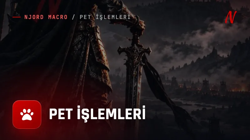 Pet İşlemleri – Knight Online Macro videosu