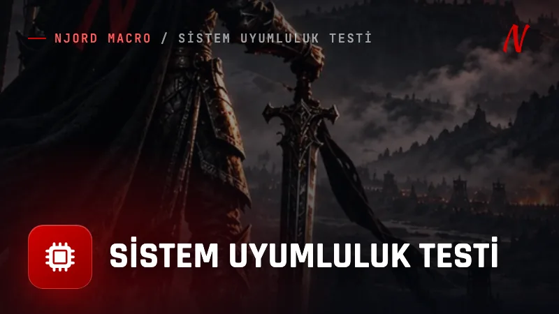 Sistem Uyumluluk Testi – Knight Online Macro videosu