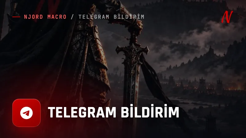 Telegram Bildirim – Knight Online Macro videosu